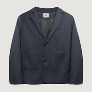 KINS 19 STUDIO | PINSTRIPE OVERSIZED BLAZER [KN322]