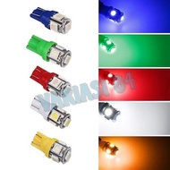 T10 Corn LED Turn Signal Light 5eyes/5point T10 universal Car Motorcycle LED Light V84
