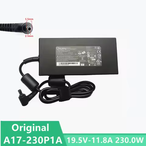 Original Chicony A17-230P1A AC Adapter 19.5V 11.8A 230W 5.5x2.5mm A230A015P Charger For MSI Hasee GI
