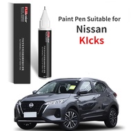 Orignal Specially Car Touch up pen Paint Pen Suitable For Special Nissan Kicks Paint Fixer Tungsten Steel Gray Pearlescent White Obsidian Black Kicks Car Supplies