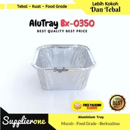 Alu Tray Bx-0350 25Pcs Aluminum Tray/ Aluminum Cup/ Aluminum Muffin/ Aluminum Tray/ - Bx-0350