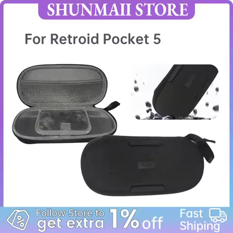 For Retroid Pocket 5 Official Carrying Case Hard Shell Protector Handbag Mini Storage Bags for Retro