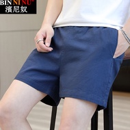 Short Shorts Men's Trendy Three-point Pants Men's Summer Pure Cotton 3-point Large Pants Four-point 
