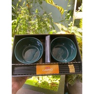 Lovely set of 2 cups + 2 chopsticks