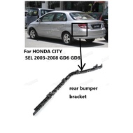 a pair （left and right）For HONDA CITY SEL 2003 2004 2005 2006 2007 2008 GD6 GD8 Rear Bumper Support 