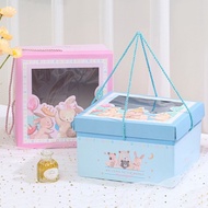 Premium Baby Cake Box / Kotak Mika Kado Bayi Lahiran / Dus Kue 1 Bulan