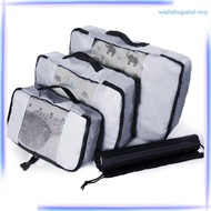 [WishshopelxlMY] 3 Pieces Packing Cube Set Large Capacity Travel Storage Bag Set Red 3PCS