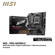 MSI PRO A620M-E DDR5 AM5 MOTHERBOARD