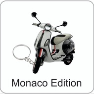 Monaco edition ev 2d keychain scooter