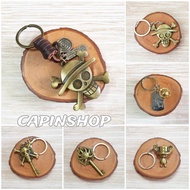 GANTUNGAN ONEPIECE KEYCHAIN // Luffy one piece Skull Keychain Bag Keychain