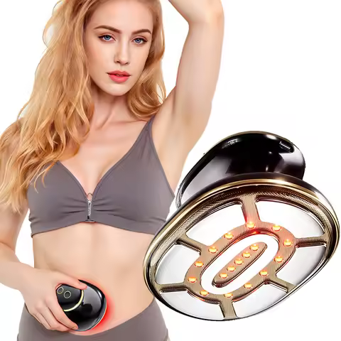 4 in 1 Handheld abdominal Massager EMS & RF Radio Frequency Body Sculpting Machine Electric Cellulit