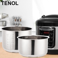 [KesotoafMY] Inner Pot for Rice Cooker Kitchen Accessories Stainless Steel Cooking Container