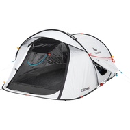 QUECHUA Camping tent 2 Seconds - 2-Person - Fresh&Black