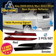 Perodua Alza 2009 - 2013 / Myvi Lagi Best 2012 - 2014 Dynamic Rear Bumper Reflector With Signal Running
