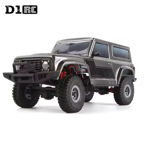 D1RC 1/18 2.4G Mini Off-road Indoor Truck RC Car Waterproof ESC Motor 3Line Servo Vehicle Models Roc
