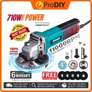 PRO' EKCO EK-AG060 710W 4 Inch Angle Grinder Cutter 220V 100mm  PURE COPPER Grinding Cutting Machine