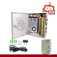 CCTV Power Supply 18CH Channel Port Box Distributed Power Supply Output 12V 30 Amp for CCTV DVR Secu