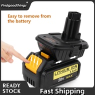 Findgoodthings 20V Battery Adapter DCA1820 for Dewalt 18V Tools Convert Lithium DC9096 DC9098 DE9096