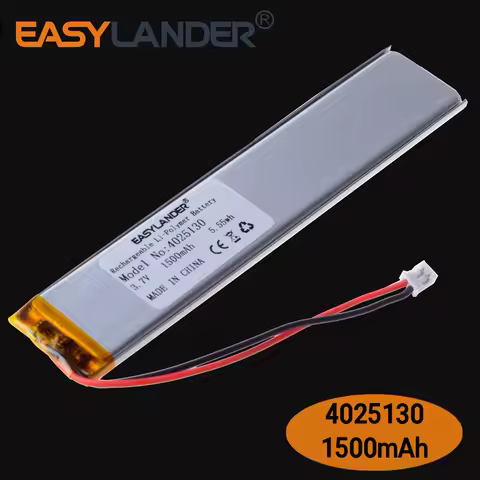 4025130 1500mAh Battery Lipo 3.7V Lithium Polymer Batteries Ph2.0P For Cabinet Lights Emergency Ligh