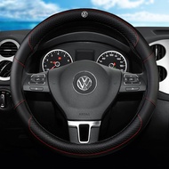 Bọc Vô Lăng Bằng Da PU Cho Xe Hơi Volkswagen Cho Volkswagen VW Beetle Golf Jetta Passat Polo Tiguan
