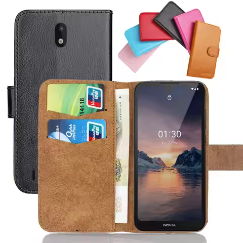 For Nokia 1 1.3 2 2 V 2.1 2.2 2.3 3 3 V 3.1 A C 3.2 Plus Case Flip 3.1plus Soft Leather Phone Cover 