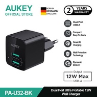 AUKEY Charger Dual Port USB A 12W PA-U32-BK