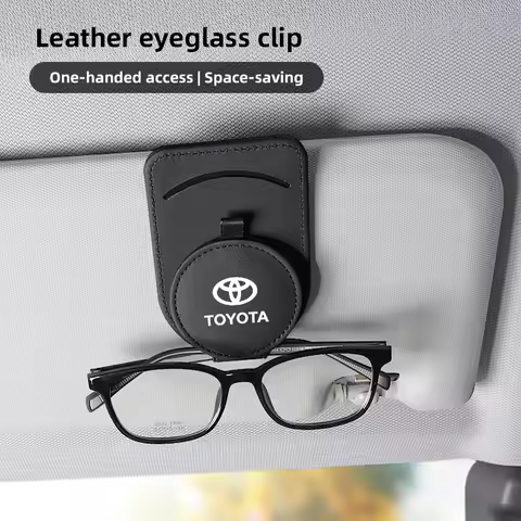 Car Glasses Clip Auto Storage Bracket Sunglasses Box For Toyota 86 Mirai Supra Prado Alphard Crown V
