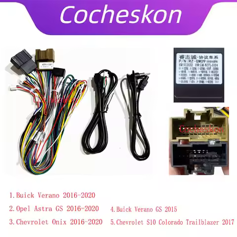 16pin Wiring Harness Adapter Canbus Box Decoder For Buick Verano Onix Opel Astra GS GM-RZ-09 Chevrol