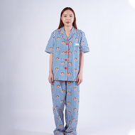 PAUL FRANK ชุดนอน WOMENS SS BASIC STRIPE PANTS SET