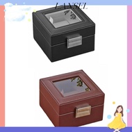 LA Watch Box, Leather Wood Watch Storage Box, Portable 1 Watch Slot Watch Collection Box Watch Colle