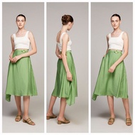 OUR SECOND NATURE skirt skirt green assymetic preloved