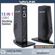 WAVLINK อัลตร้า HD แท่นวางมือถือจอแสดงผลหลายจอที่มีแล็ปท็อป65W ชาร์จสำหรับชนิด-C และประเภท-Windows ห