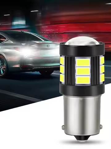 2Pcs 1156 BA15S BAU15S P21W LED Light T20 7443 W21/5W 1157 BAY15D BA15D P21 5W Car DRL Car Light Bul