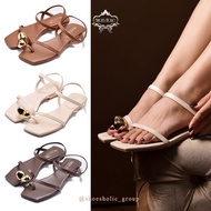 1cm Heel Sandals SlingBackTALI ImportedWanita HJ9051 [3 colors]