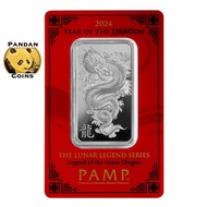 Pamp Suisse 2024 Year Of The Dragon 999 Silver 1oz