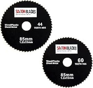 Saxton 85mm x 60T HSS Circular Saw Blade for Worx, Worxsaw, Bosch Makita Ryobi etc