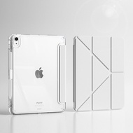 Crashstar gấp ba lần Cứng trong suốt Acrylic máy tính bảng Vỏ Ốp ipad mini 6 Ipad 9.7 5 6 không khí