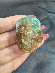 黃加綠翡翠魚化龍