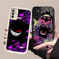 GK-73 Pokemon Gengar Silicone Black White Casing for OPPO Realme A5 14T 14X 2025 A5X 14 C71 C73 A4 5