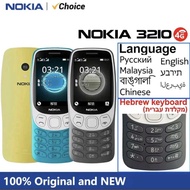 Telefon Ciri Nokia 3210 4G, Baharu, Dwi SIM, 2.4 ", Port Jenis-C, Bluetooth 5.0, Radio FM, Bateri 14