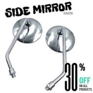KYMCO KRV 175-180 Side Mirror Stainless ROUND TYPE Long Stem  Motorcycle BILOG
