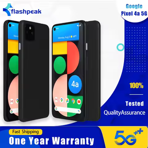 Original Google Pixel 4a 5G Mobile Phone 6GB+128GB NFC 6.2'' 12.2MP+16MP+8MP Snapdragon 765G-5G Octa
