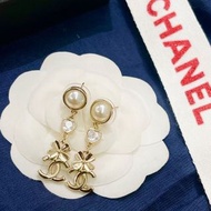 Chanel珍珠耳環