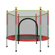 YQ34 Trampoline Children's Home Indoor with Fence Children's Indoor Trampoline Baby Indoor Bounce Bed Outdoor Trampoline