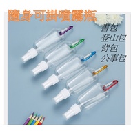 Alcohol Spray Bottle Carabiner Airplane Portable Luggage Travel Sub-Bottling Hanging School Bag Back