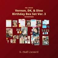 [CLOSED ] (DP) [PRE-ORDER] SEVENTEEN VERNON, DINO, & DK Birthday Box Set Version 3 [Official Merchan