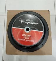 Speaker Komponen Black Spider 838 W3 Full Range Mid Bass Black Spider 8 Inch 838W3