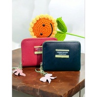 🍁Dompet Wanita Gaya Korea Simple Square Dompet Wanita Berzip Pendek Dompet Kecil