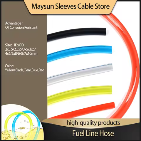 Universal Fuel Line Hose 1-20M for RC Engine Motorcycle Gas Tank Go Kart Tricycle Oil Transfer Tube