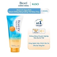[SAMPLE] Biore UV Aqua Rich Serum Chống Nắng Dưỡng Thể Nâng Tông Peach Pearly 130ml